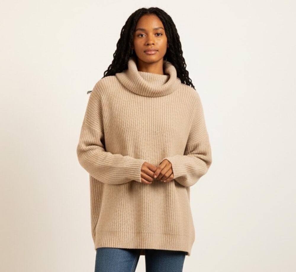ArtFusion Copenhagen Billy Knit Sweater XS 100% Organic Wool NWT Turtleneck